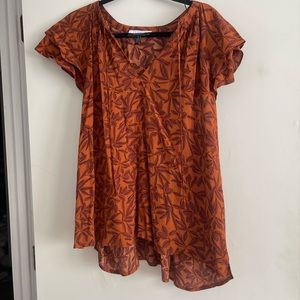 Brown blouse